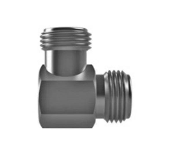 Hosco SST Stainless Steel Fittings and Adaptors, Thread x Thread Elbow, Male Straight x Male Straight 90°