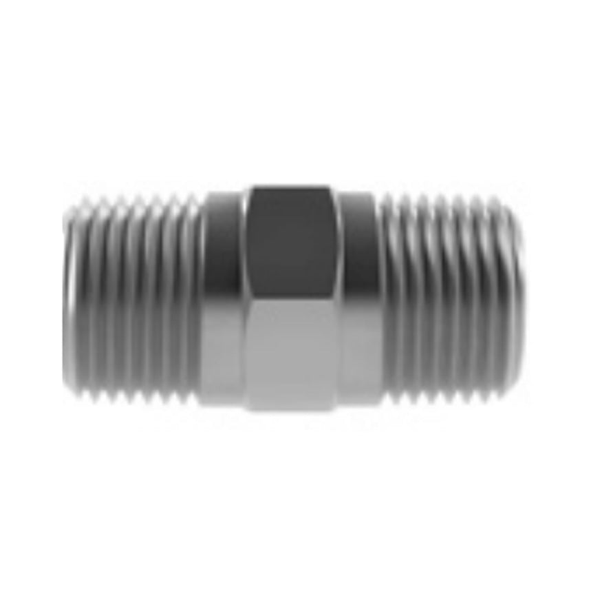 Hosco SST Stainless Steel Fittings and Adaptors, Thread x Thread Straights, Male Tapered x Male Tapered