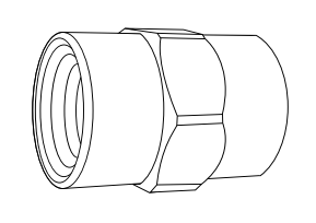 DeVilbiss SSP-69 Hex Coupler