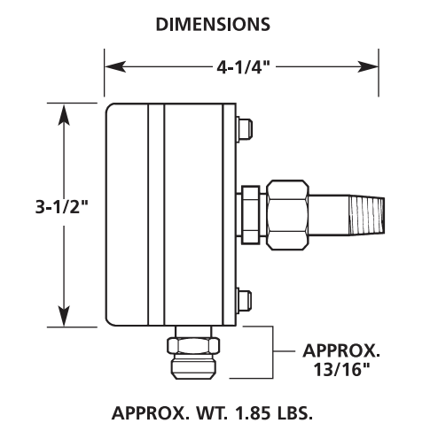 Binks 84-598 Remote Fluid Pressure Regulator