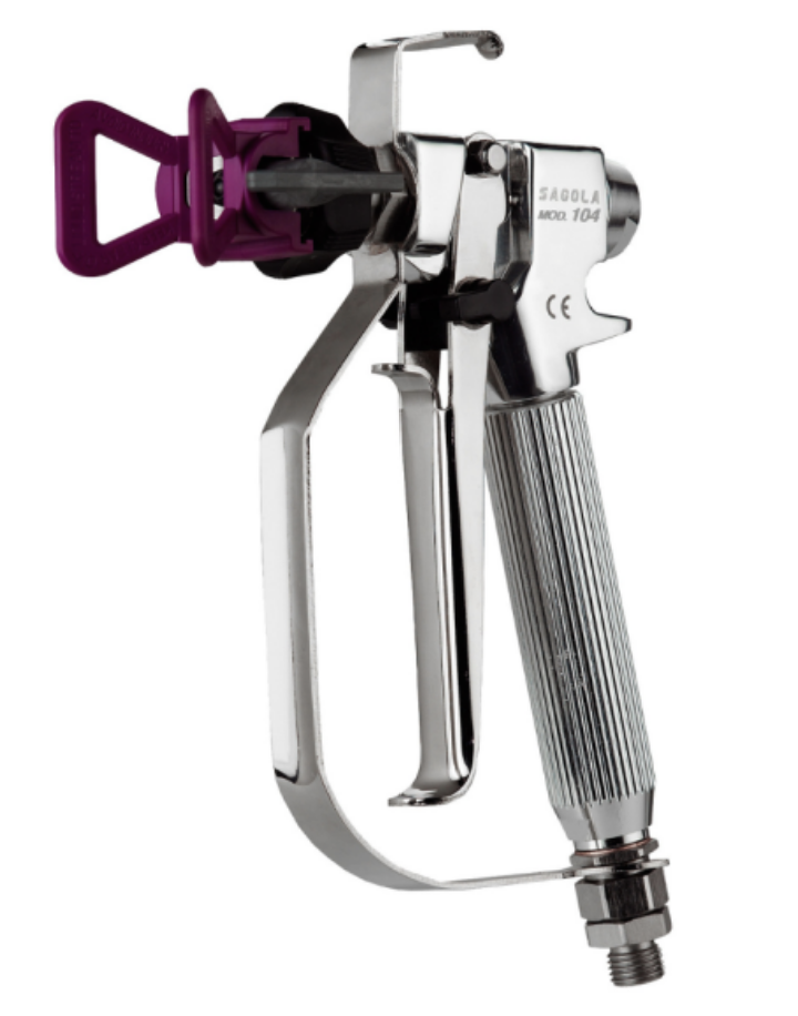 Sagola PG30170109 PSAM 104 Airless Spray Gun with Reversible Airless Tip Spray Guard