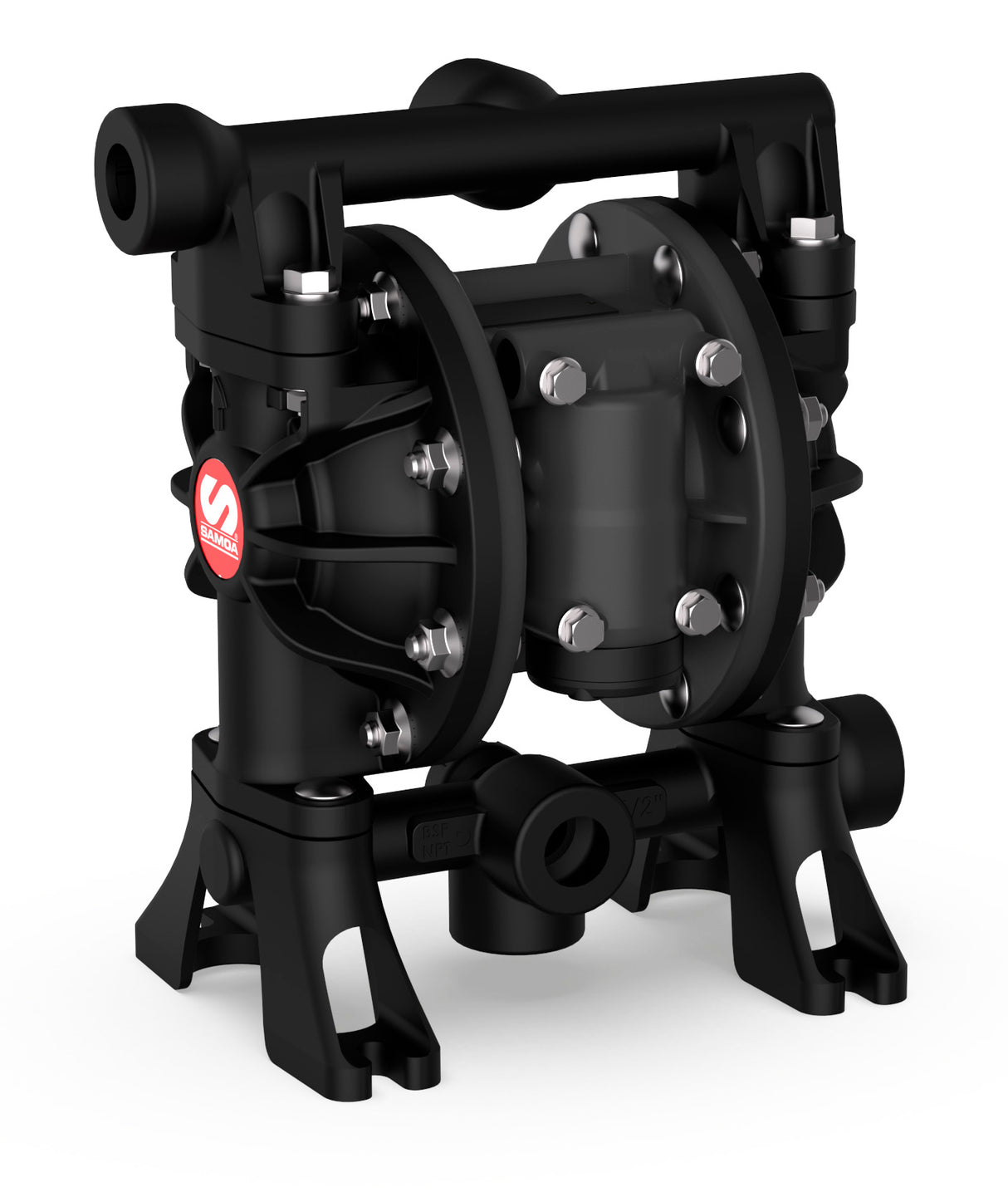 Bomba de diafragma doble neumática no metálica de 1/2" serie Pivot de SAMOA UP05 