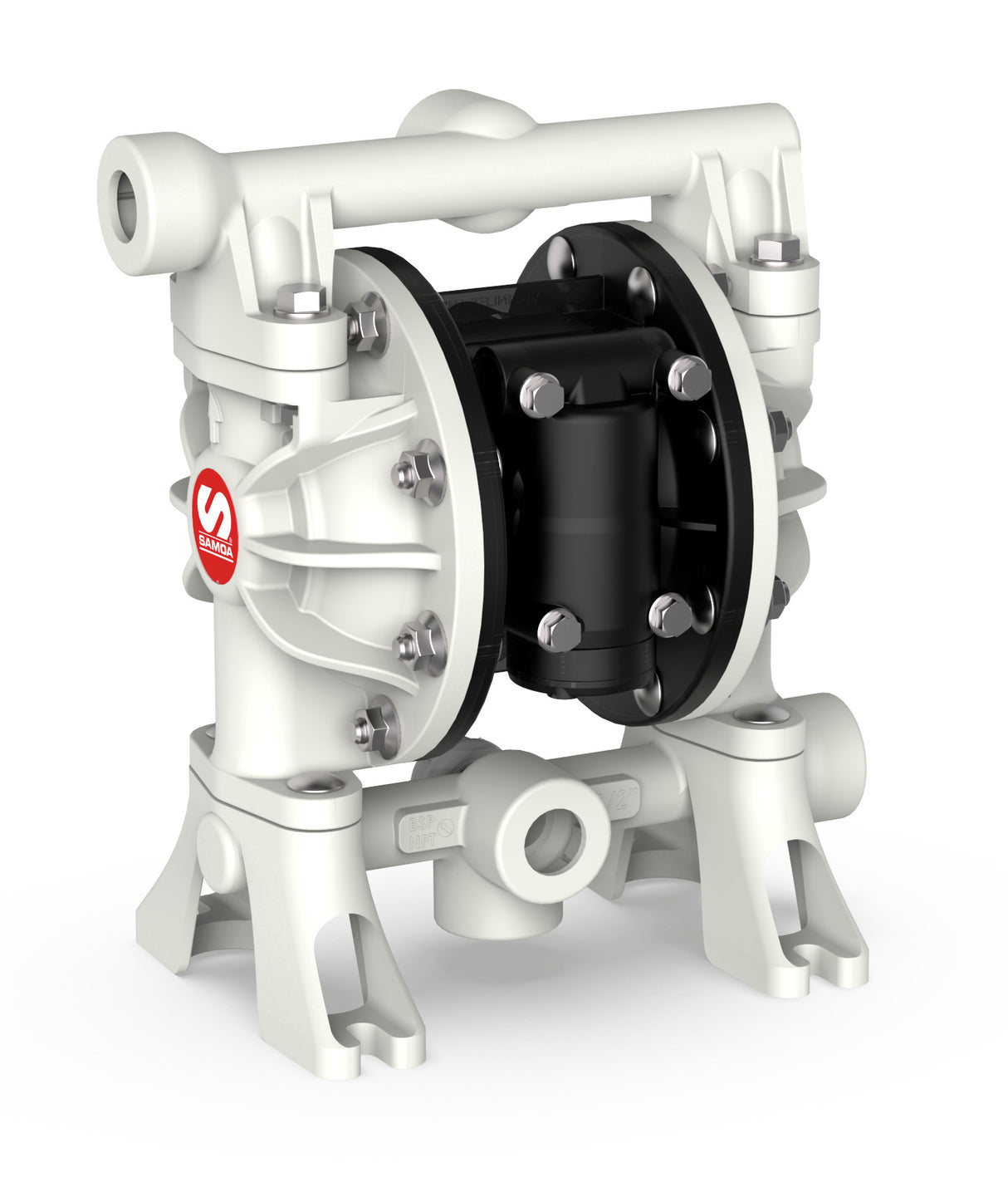 Bomba de diafragma doble neumática no metálica de 1/2" serie Pivot de SAMOA UP05 