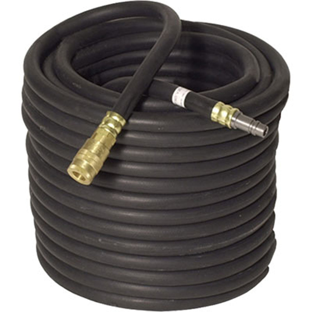 Pirate Brand - BULLARD®,  Air Supply Hose, 50' or 100' Starter, V20, 1/2" ID, 1/2" Industrial Interchange, Black, For Use With Free Air Pumps