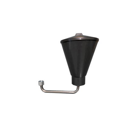 Aftermarket SAMES® KREMLIN® 6 Liter Hopper side view F26x125 - Total Finishing Supplies