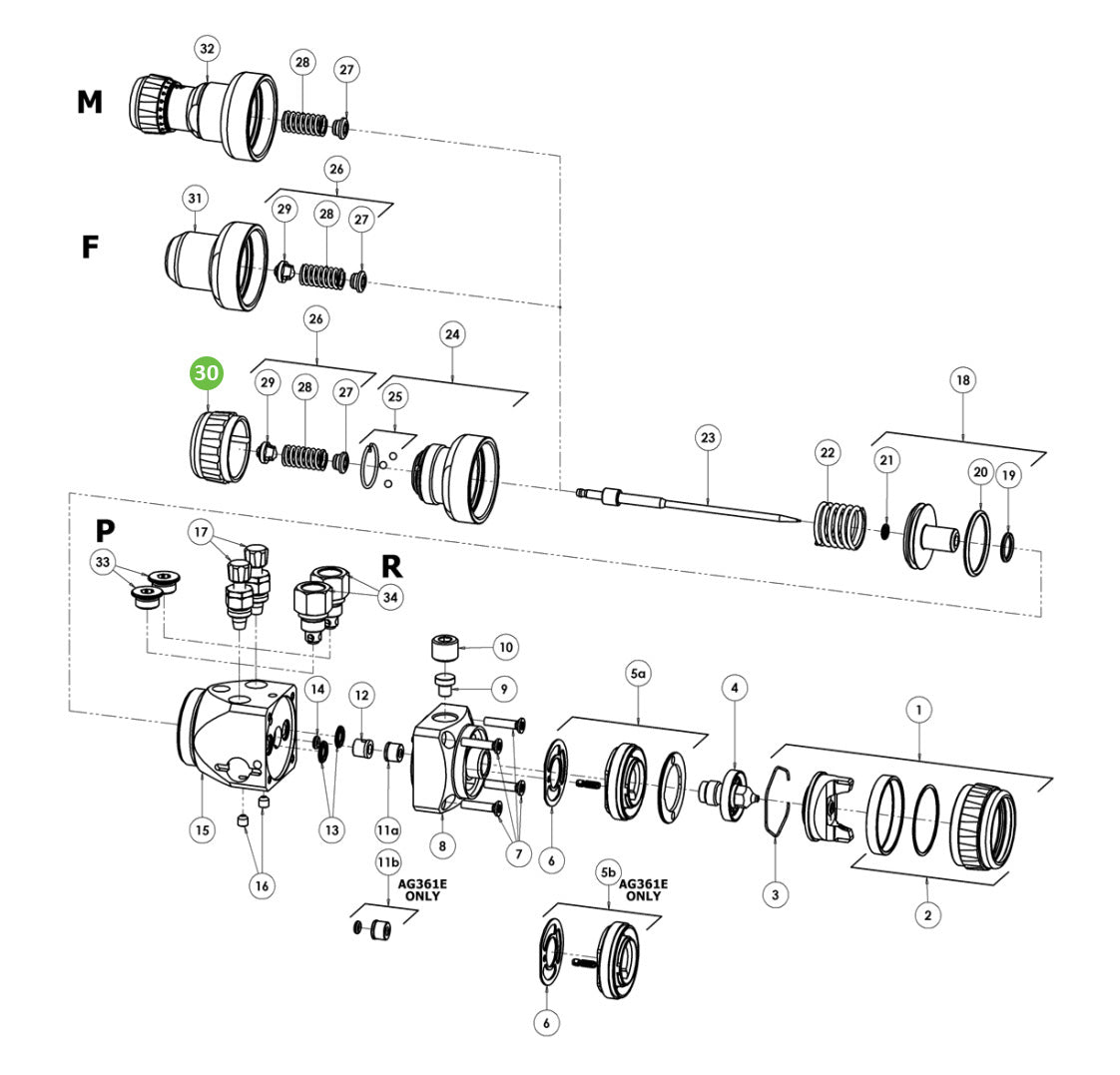 DeVilbiss SPA-166-K Adjusting Knob