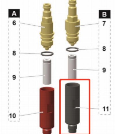 Aftermarket Gema® 1015836 IG07 Supplementary Air Check Valve Unit Body (Non-OEM)