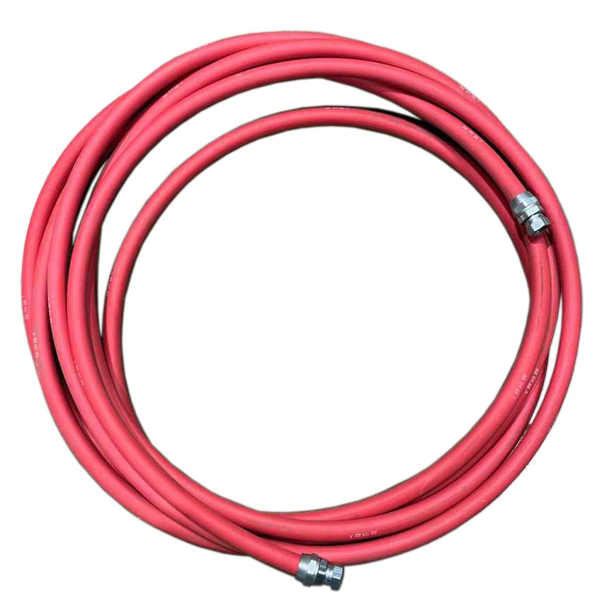Manguera de aire Bobcat de 1/4" con conector de 1/4" x 3/8" (25 pies)