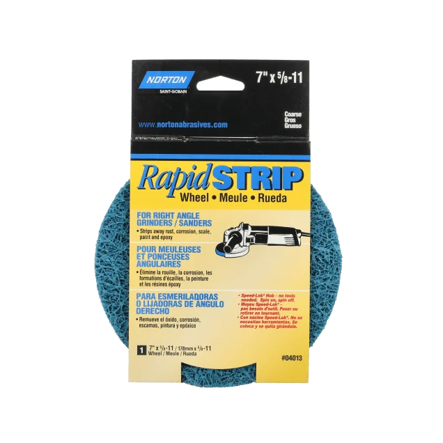 Norton Rapid Strip AO Arbor Thread Non-Woven Depressed Center Disc
