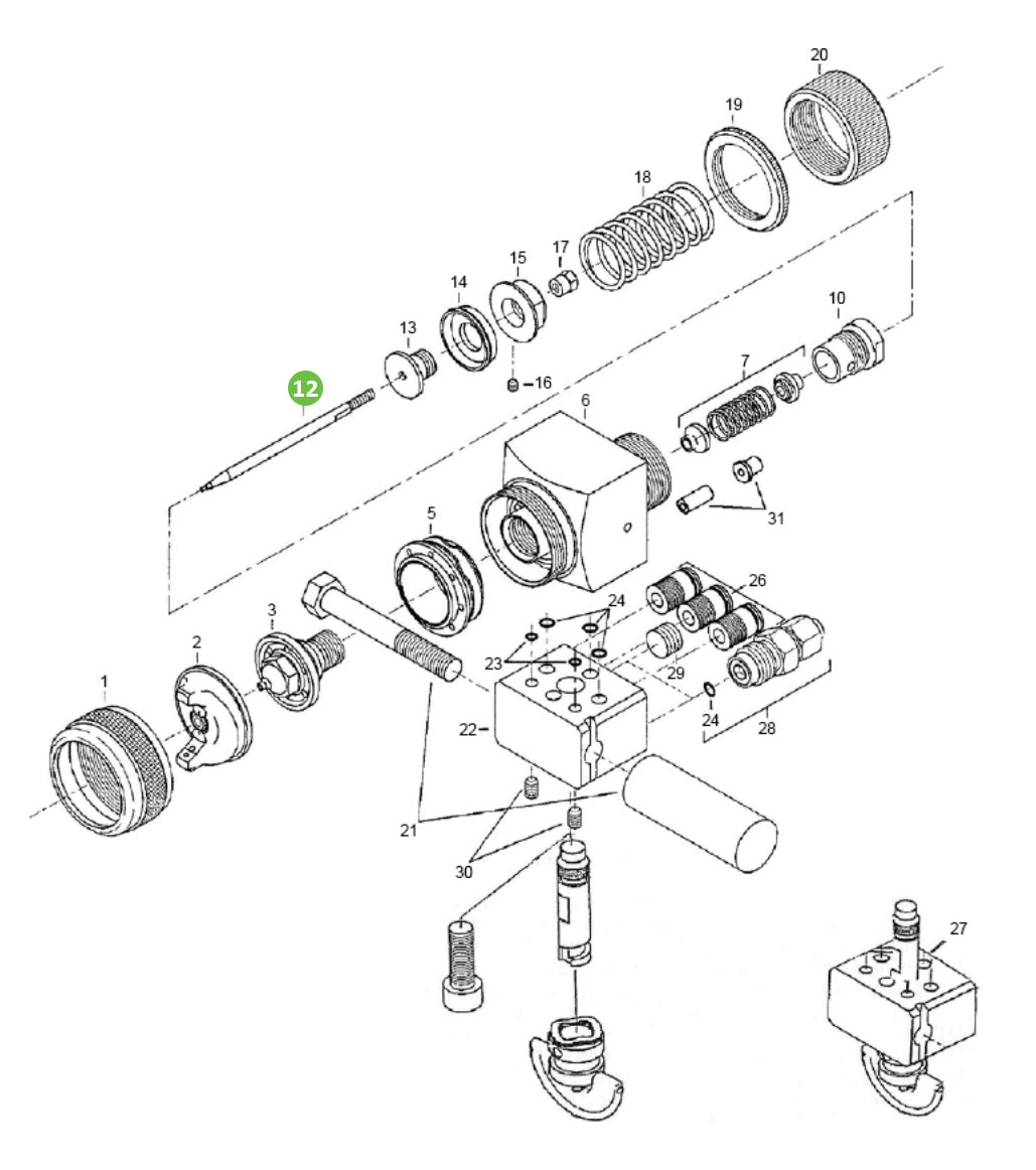 Binks T-JGA-402-XX Fluid Needle