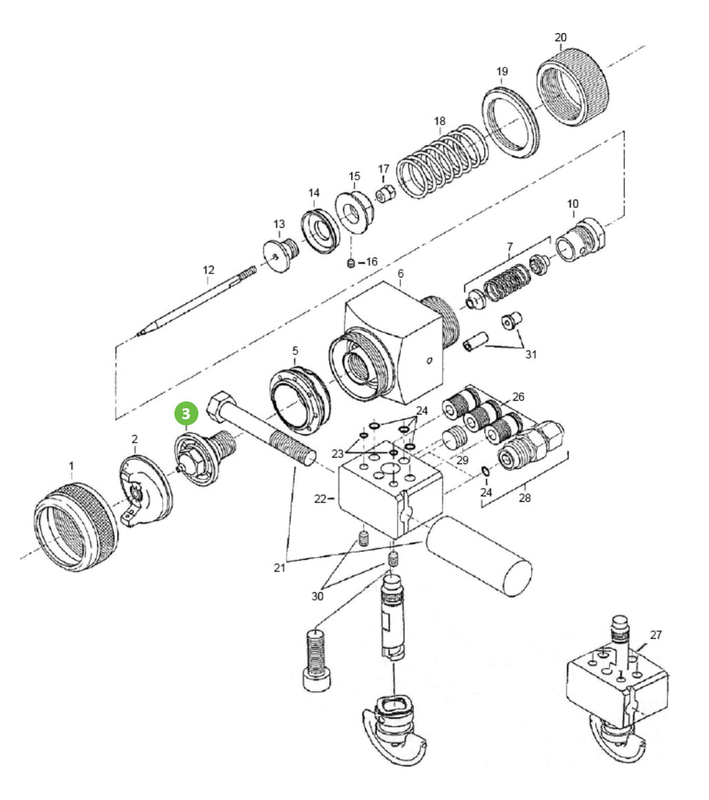 Binks T-AGHV-440-XXX Tip & Needle Lapped Set
