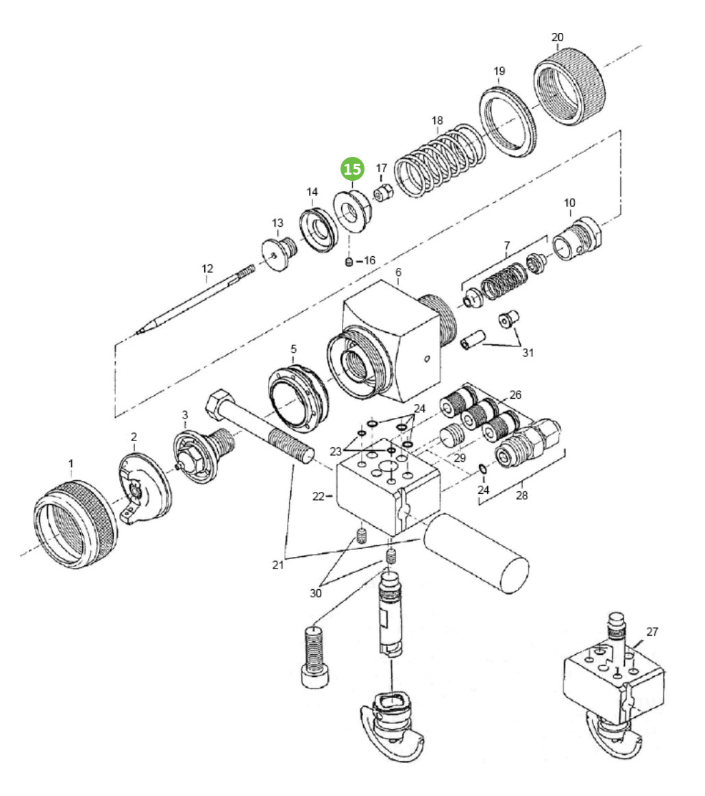 Binks T-AGB-103 Retainer