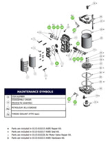 Binks 0115-010226 Air Motor Valve Repair Kit