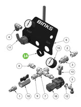 Binks DVX-58 Regulator Panel Nut