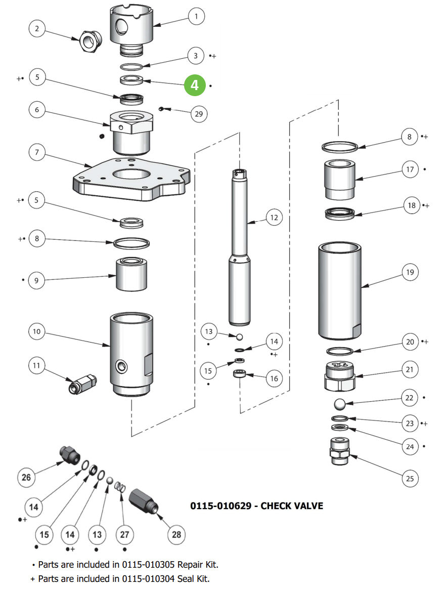 Binks 0115-010230 Spacer