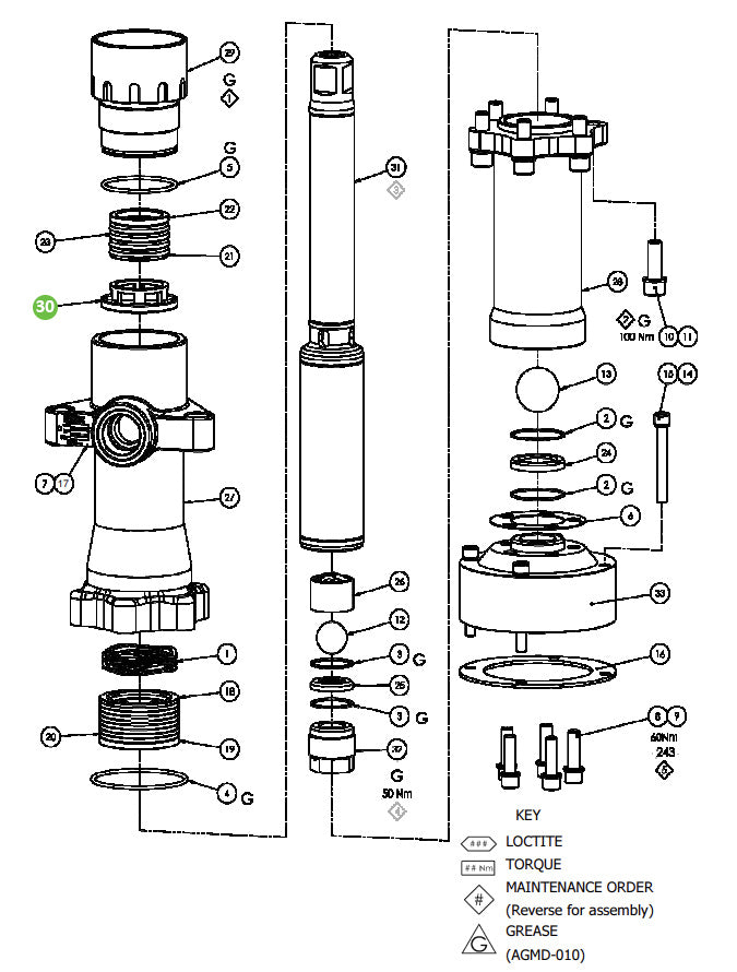 Binks 193474 Upper Packing Adjuster