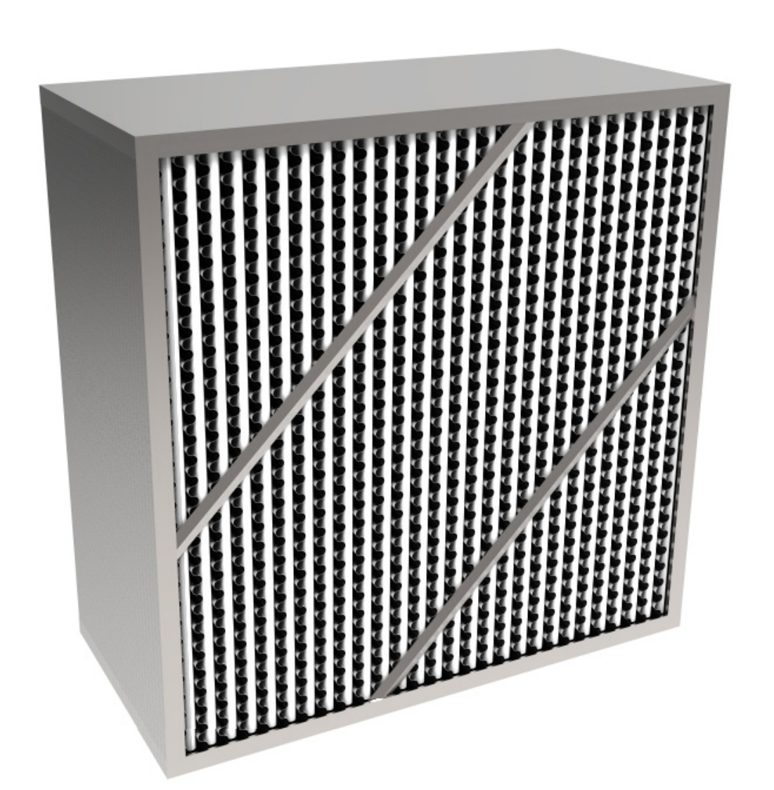 Total Finishing High-Efficiency Box Filter, MERV 14, 24"x24"x12"