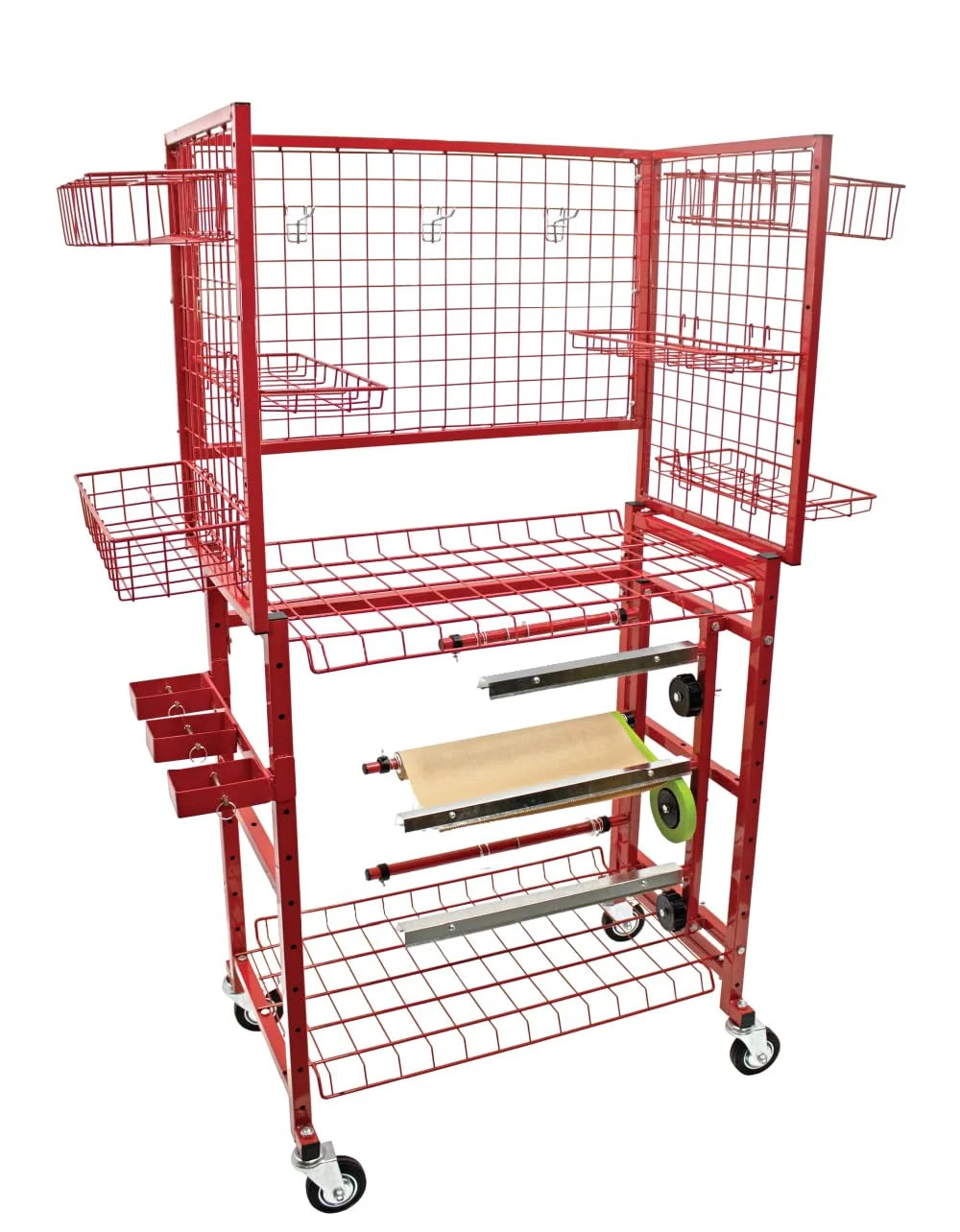 Total Finishing Paint Prep Cart With Masking Paper Dispenser