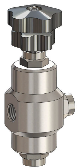 Válvula de circulación de línea de fluido Sames® 149-220-420, acero inoxidable, sin revestimiento