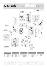 Sagola CP 1000/2000 - Rotor Bearing - Total Finishing Supplies