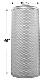 80/20 Blend Cartridge Filter 12.75" x 48" MERV 11, With Twist Lock Lugs