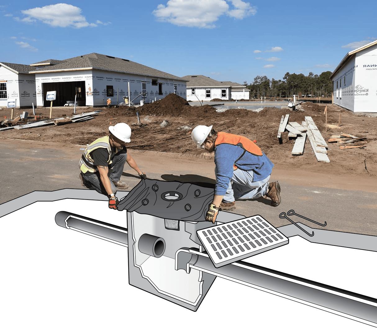 UltraTech Ultra-Drain Guard® - Adjustable Frame Model