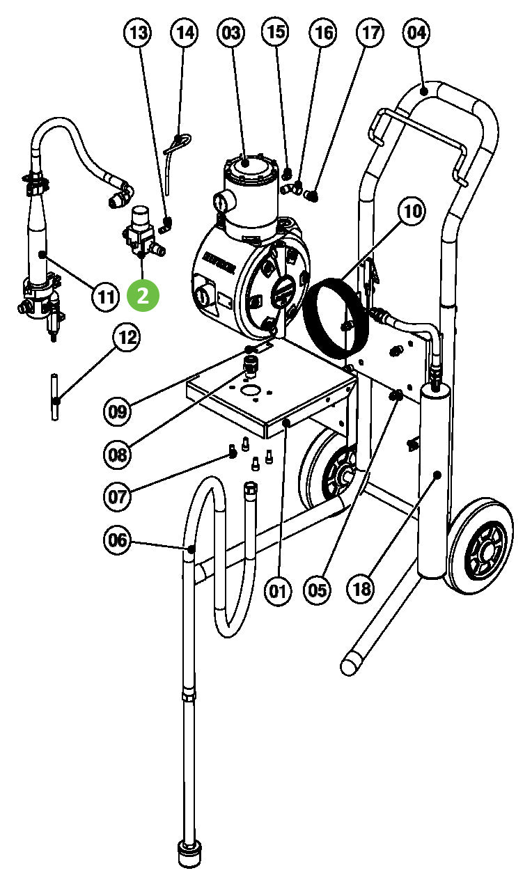Binks DXA-AC1-200-3 Air Control