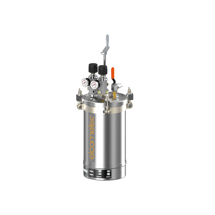 Sagola P10T Stainless Steel Pressure Pot with Manual Agitator; 10L (2.64 US Gal)