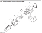 Coalescing Filter Bowl, Manual Drain, ARO-Flo 3000 Series - Total Finishing Supplies