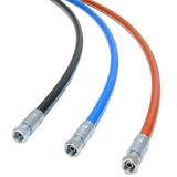 Manguera de fluido sin aire de 1/4” – Negra (9750 psi) - 50' - Conexiones: Hembras de 1/4” 
