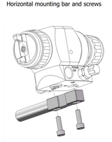 Barra de montaje horizontal y tornillos de la serie AG-360 de DeVilbiss