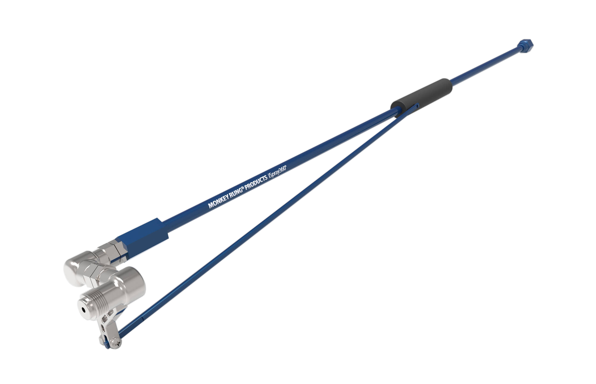 Monkey Rung iSpray360 44" Rotating Extension Spray Pole