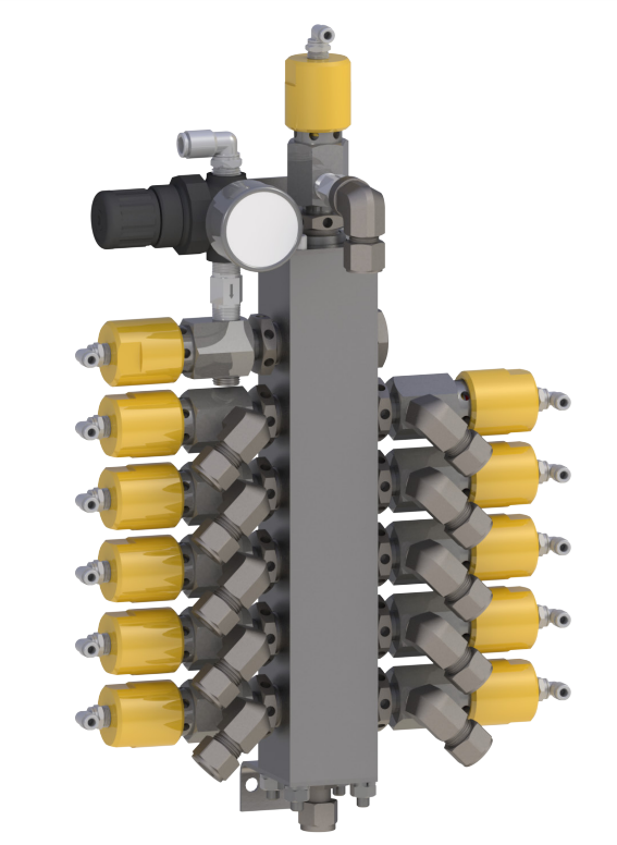 CCV5100 Low Pressure Color Change Valve Stack Assembly