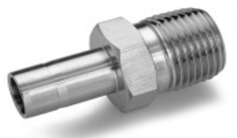 Hosco 316 Stainless Steel Compression & Instrumentation Fittings, Male Tube Stub Adaptor (Various Size Options)