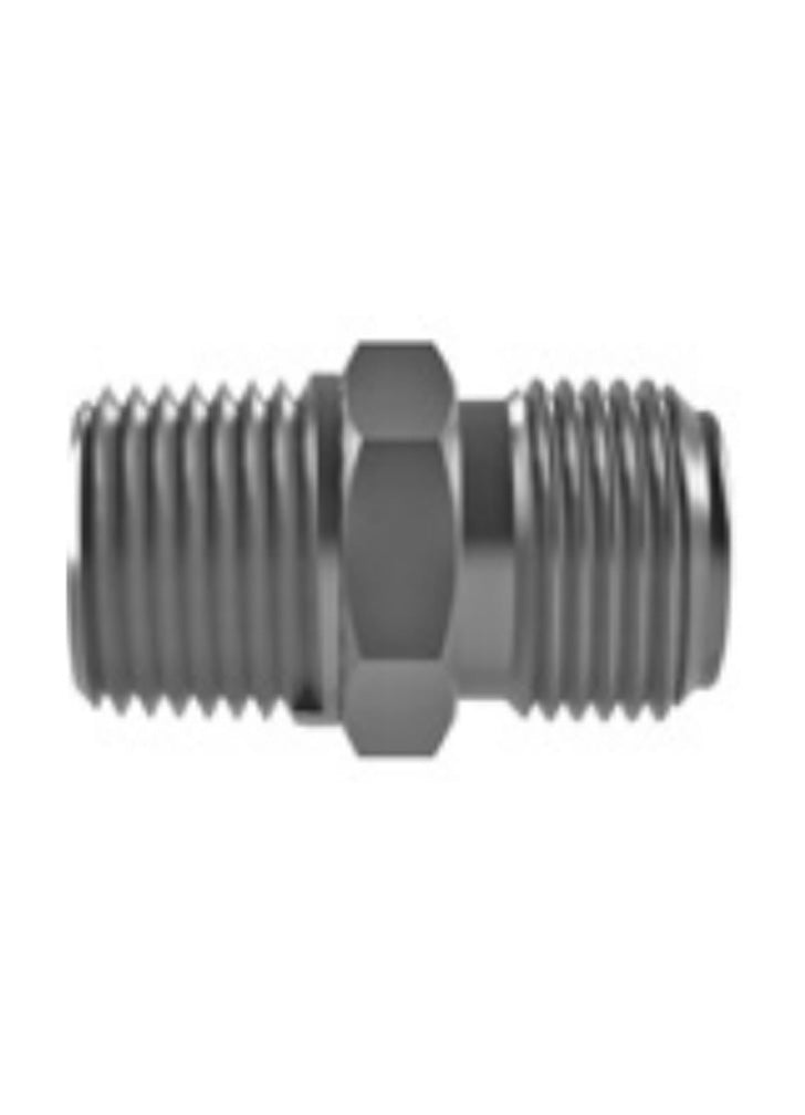Hosco SST Stainless Steel Fittings and Adaptors, Thread x Thread Straights, Male Tapered x Male Straight