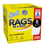 Scott® 75260 Disposable Rag In A Box™, 8 Boxes