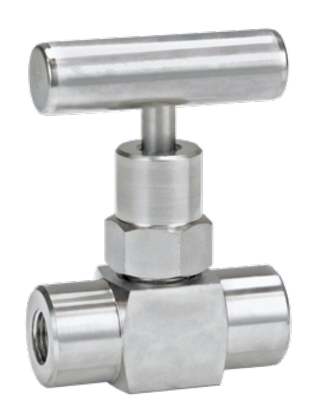Mini Needle Valve, Female to Female, Stainless Steel