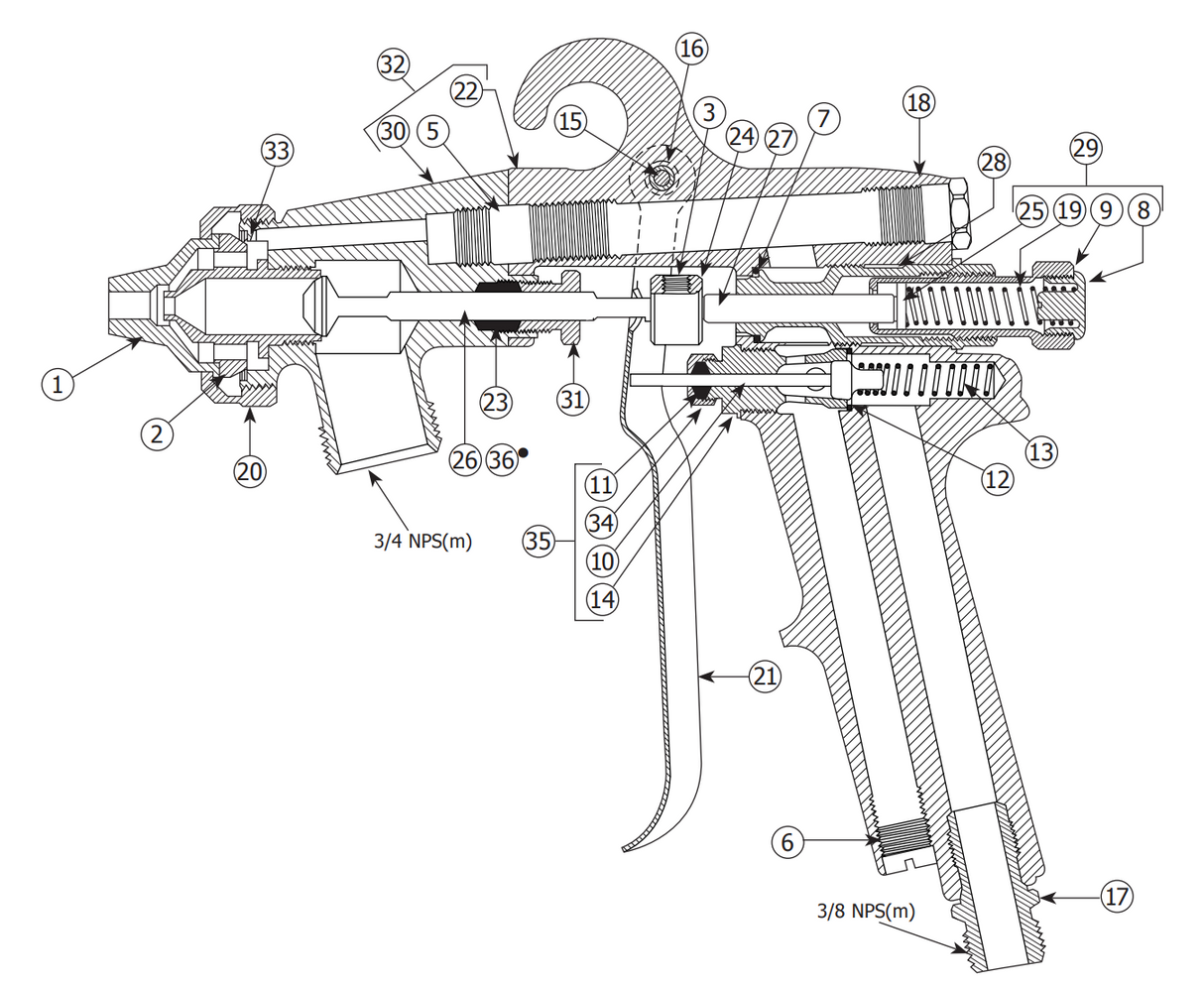 Binks 54-760 Trigger Stud