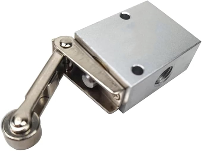 Pneumatic Mechanical Valve with Manual Switch, 3-Way, 2-Position
