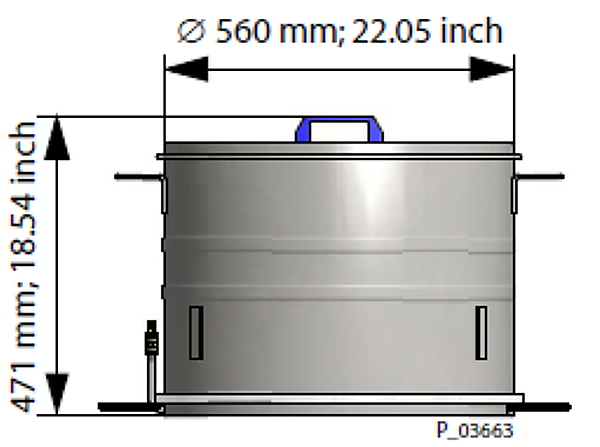 Contenedor de polvo Wagner 3929985