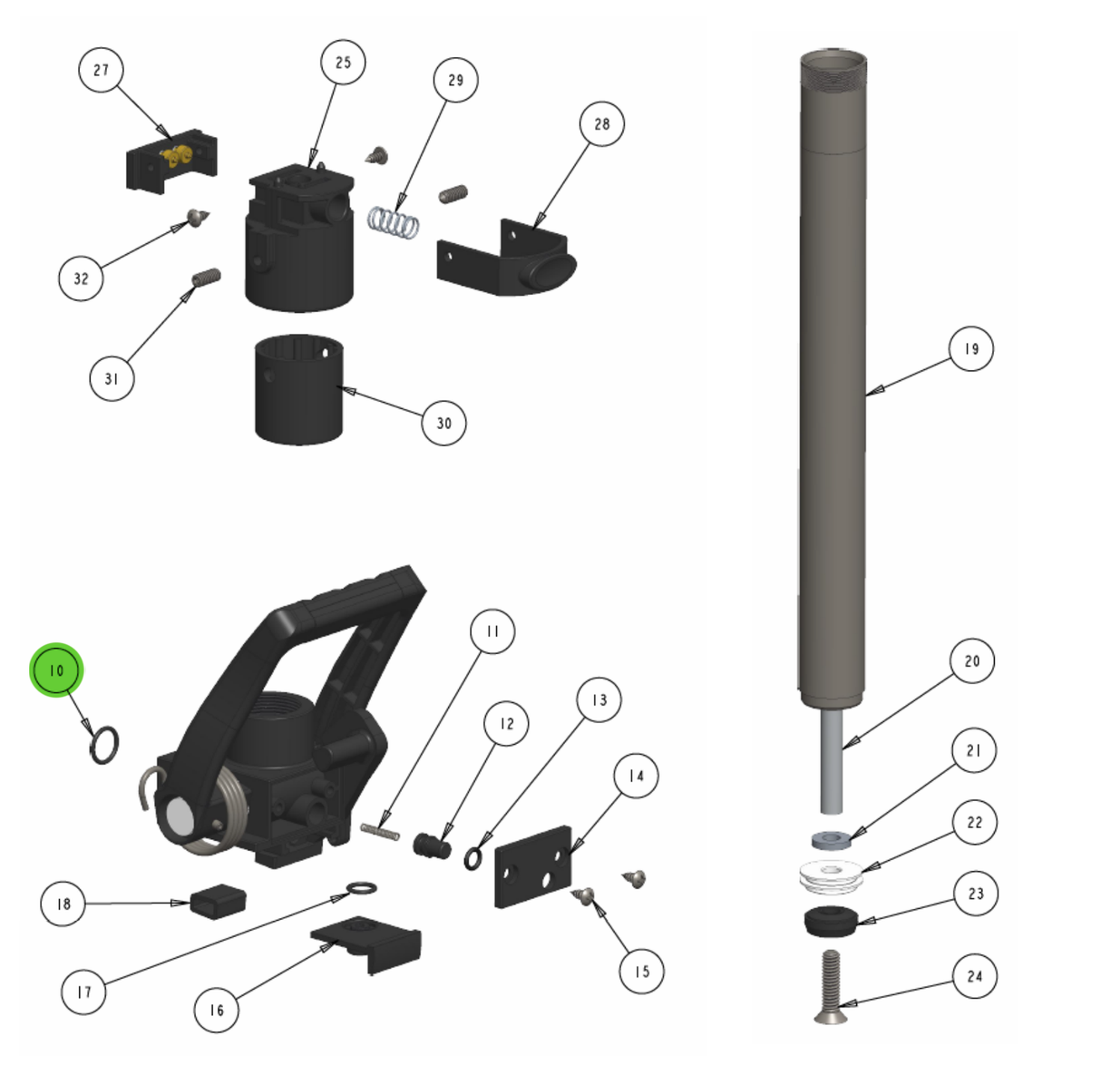 Hero BL-1136 Valve Body O-Ring