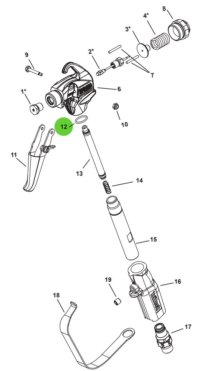 TriTech 501-016 Sello, manija, T380