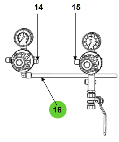 Sames® 050-380-265 Air Hose, Poly, 5/16 x 16ft.