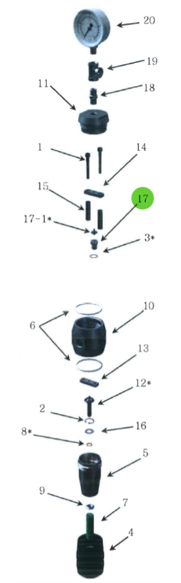 Valve Seat; High-Pressure Fluid Regulator