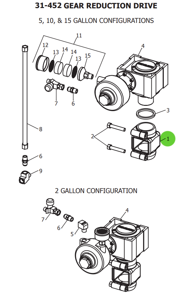 Binks QMS-35 Air Motor Support