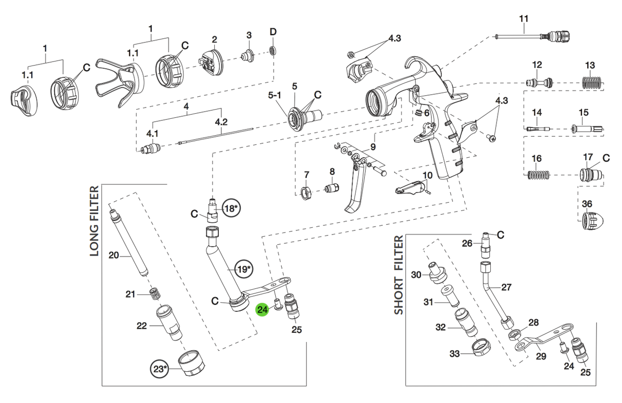 Anest Iwata 93004350 Screw; MSGS200