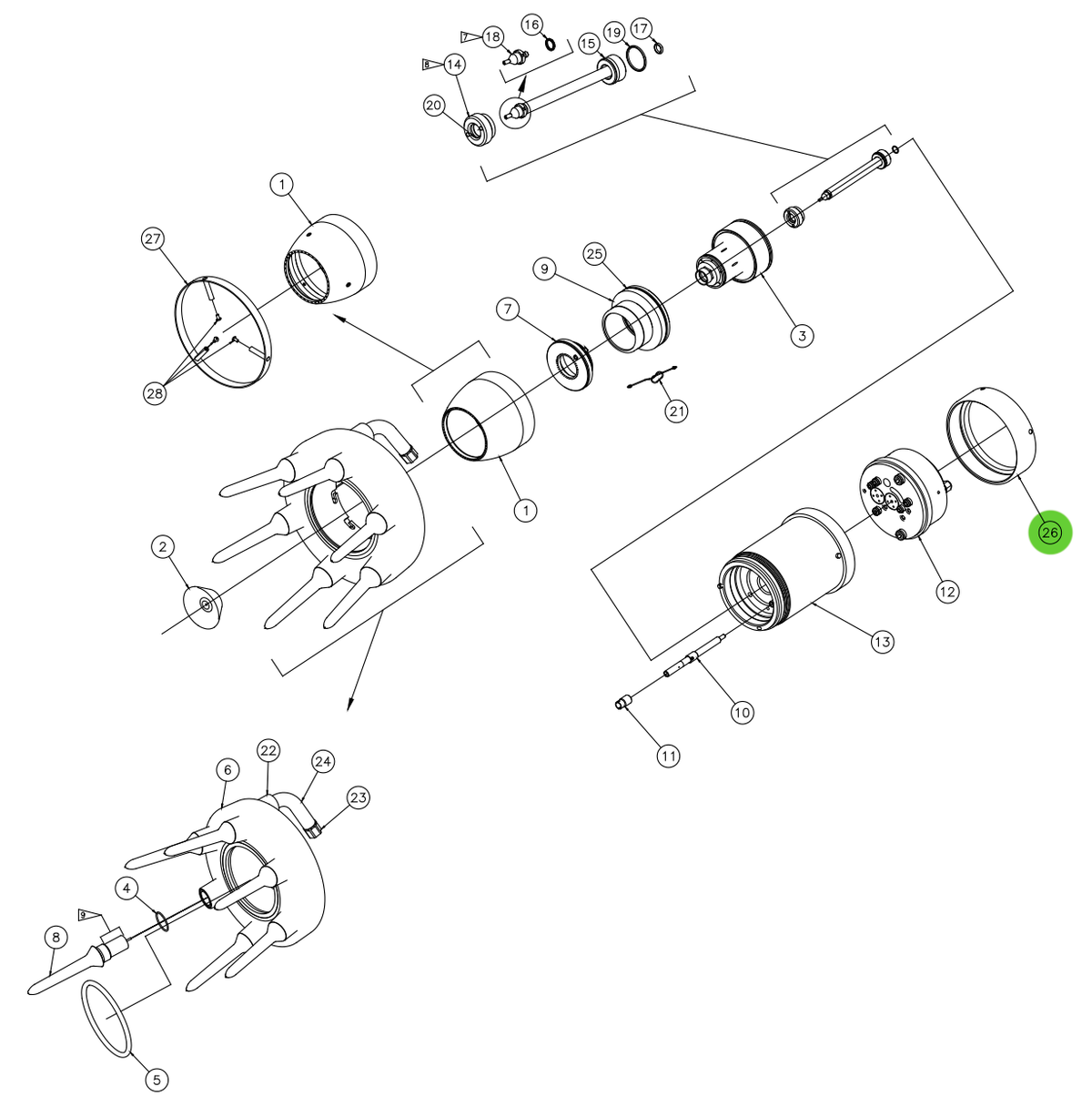 Ransburg A11559-00 Quick Disconnect Ring (MMA-303)
