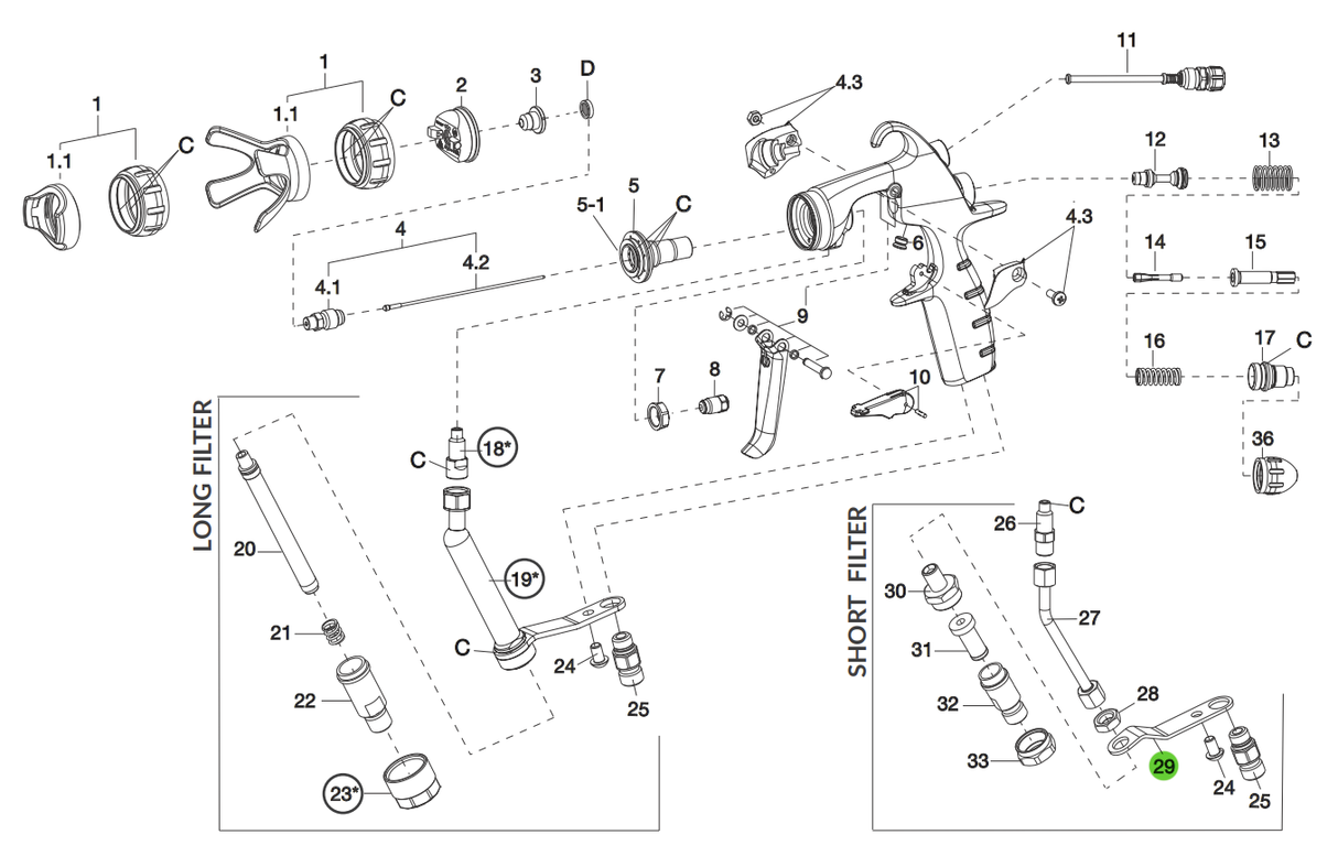 Anest Iwata 93004140 Plate; MSGS200
