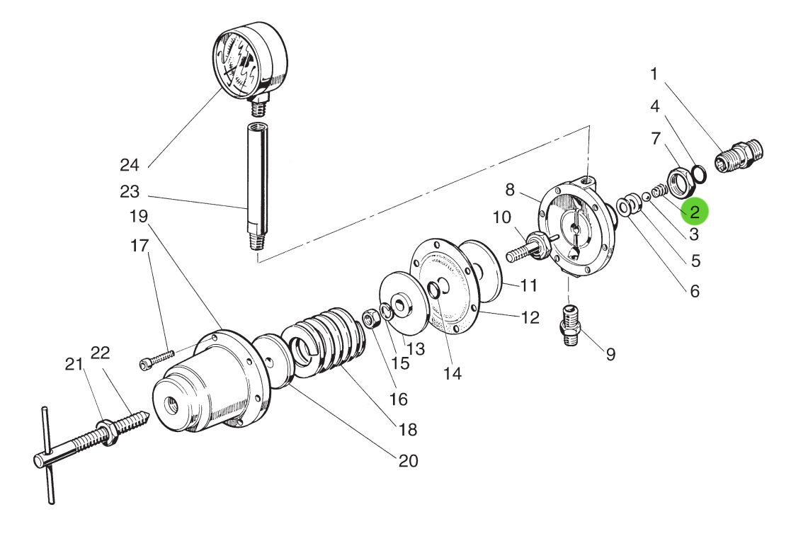 Anest Iwata 94701451 Valve Spring PR5