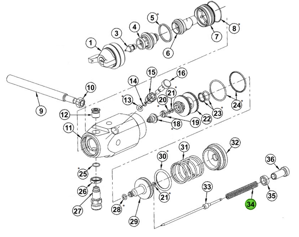 C.A. Technologies 60-613 Needle Return Spring
